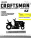 944.608460 Manual for Craftsman Lawn Tractor 917.259571